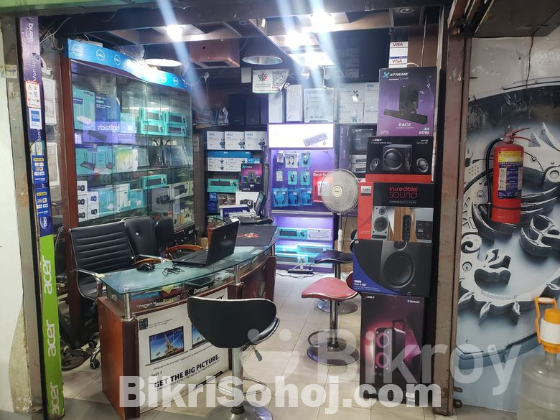 177.19 Sqft Running Computer Shop Position Sell